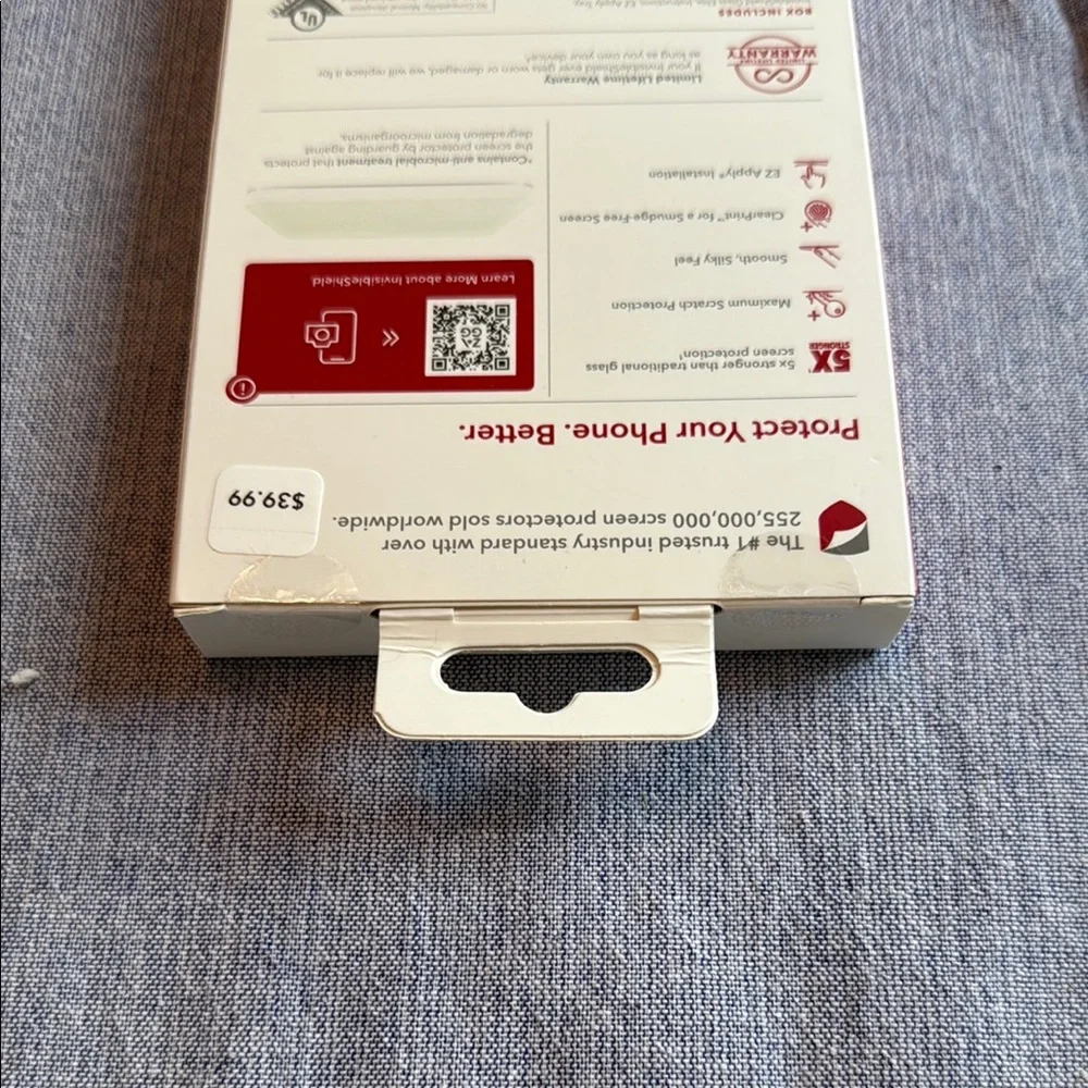 ZAGG White Glass Screen Protector Premium Mobile Accessory
